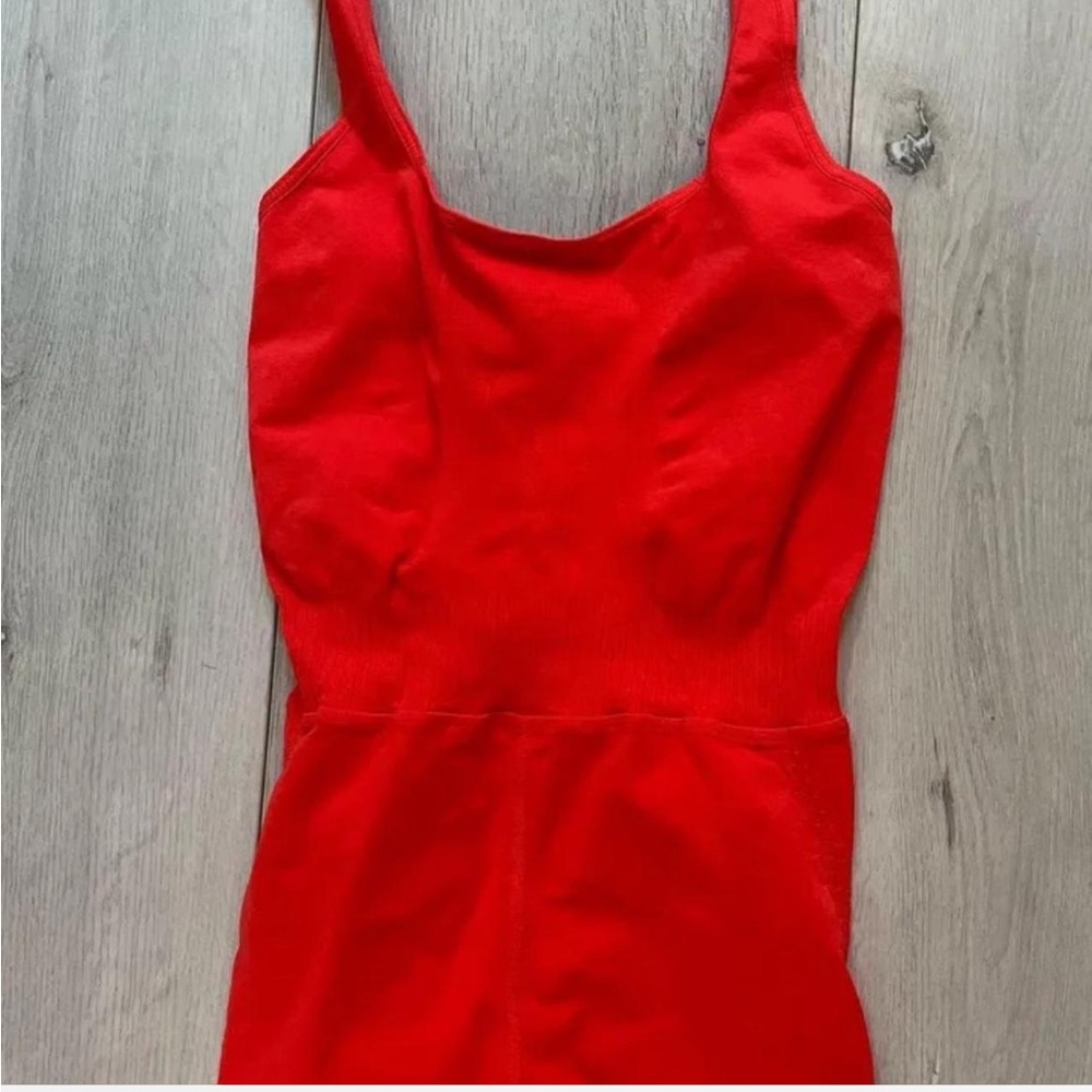 FP Movement Good Karma Red Jumpsuit onesie - Picture 7 of 8